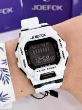 Joe.438 Joefox Digital Alarmlı-Zemin Aydınlatma-Kronometreli Unisex 3Atm Suya Dayanıklı Kol Saati - 1