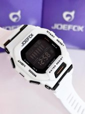 Joe.438 Joefox Digital Alarmlı-Zemin Aydınlatma-Kronometreli Unisex 3Atm Suya Dayanıklı Kol Saati - 2