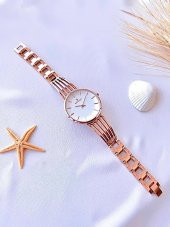 BLKT.2.615 Revello Elite Model Bronz/Rose Özel Renk 30 Mt Su Geçirmez+Bileklik Lady Wristwatch thumbnail 4