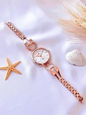 BLKT.2.616 Revello Elite Model Bronz/Rose Özel Renk 30 Mt Su Geçirmez+Bileklik Lady Wristwatch - 5