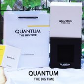 BLKT.2.630 Quantum 10 Atm Su Geçirmezlik Çelik Kordon Siyah Kadran Kol Saati+Doğal Taş Bileklik - 5