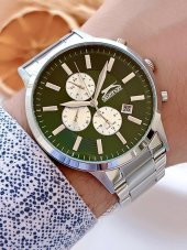 BLKT.2.686 Slazenger Çelik Kordon Kararma Renk Atma Yapmaz İç Fonksiyonları Aktif Erkek Kol Saati thumbnail 1