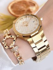 BLKT.2.704 Slazenger 30 Mt Suya Dayanıklı Bileklik Hediyeli Kadın Kol Saati thumbnail 2