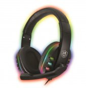 KR-GM104 RGB Işıklı Mikrofonlu Oyuncu Kulaklığı - 2