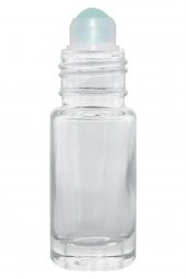 5 ml Boş Parfüm Esans Şişesi Roll on Cam – Beyaz Kapak Takım 20 Adet - 4