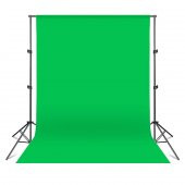 Cazipshop Youtube çekimleri için 2x3m Greenbox Yeşil Fon ve Fon Standı - 2