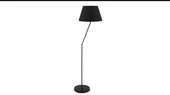 Rsylight Akrobatik Mafsallı Retro Rustik Siyah Köşe Lambası Lambader Çap:45 cm - 1