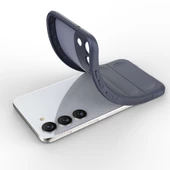 Samsung Galaxy S23 Kılıf Optimum Lens Çerçeveli Silikon Kapak - 5