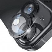 iPhone 15 Siyah Kamera Lens Koruyucu Kolay Uygulama Aparatlı - 3