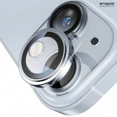 iPhone 15 Mavi Kamera Lens Koruyucu Kolay Uygulama Aparatlı - 3