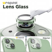 iPhone 15 Yeşil Kamera Lens Koruyucu Kolay Uygulama Aparatlı thumbnail 2