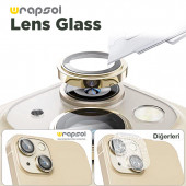 iPhone 15 Sarı Kamera Lens Koruyucu Kolay Uygulama Aparatlı - 2