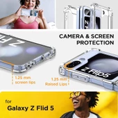 Gpack Samsung Galaxy Z Flip 5 Kılıf Wireless Şarj Özellikli Antishock Sert Silikon - 2