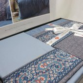 Cotton Box Folk Art Ranforce Çift Kişilik Nevresim Takımı Erna Petrol thumbnail 3