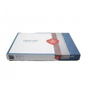 Cotton Box Folk Art Ranforce Çift Kişilik Nevresim Takımı Erna Petrol thumbnail 5