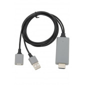 Tüm Telefon ve Tabletler için Hdmı Tv Görüntü ve Ses Aktarım Kablosu - 1