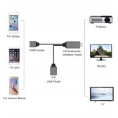 Tüm Telefon ve Tabletler için Hdmı Tv Görüntü ve Ses Aktarım Kablosu - 4