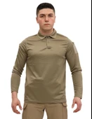 Single Sword Polo Yaka Uzun Kol Taktik T-Shirt - 8