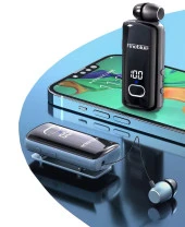 Fineblue F580 Dijital Göstergeli Makaralı Titreşimli Bluetooth  Kulaklık - 8