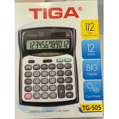 Tiga Hesap Makinası Masa Üstü 12 Haneli-TG-505-H29 - 1