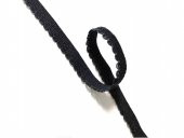 Lastik SİYAH faredişi desenli 8mm- 5mt  iç çamaşır Lastiği 1 Paket 5Mt - 1