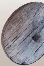 Hobi ADN 90255 Dekoratif Kağnı Tekeri 100 Yıllık Tarihi Eser Ahşap Model El Yapım - 8