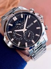 WWG205804 Wesse Yeni Sezon Çelik Kordon Kararmaz Renk Atmaz İç Fonksiyon Aktif 5 Atm Erkek Kol Saati thumbnail 1