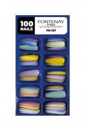 Fontenay Kutulu Balerin Protez Takma Tırnak 100lü No:127 - 1