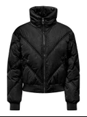 ONLY Bayan Desenli Mor Renk Şişme Mont 15293753 - 1