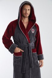 SPEEDWAY Nakış Triga Bukle  Bambu Cotton Erkek Bornoz - 1
