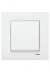 Viko Karre Beyaz Anahtar Çerçeveli - 90967001 - 1