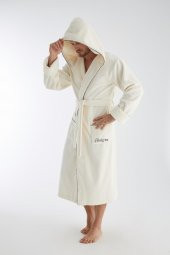 RACİNG SPEED Nakış Triga Bukle  Bambu Cotton Erkek Bornoz thumbnail 1