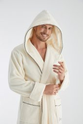 RACİNG SPEED Nakış Triga Bukle  Bambu Cotton Erkek Bornoz thumbnail 5