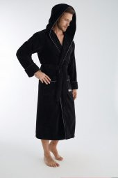 RACİNG SPEED Nakış Triga Bukle  Bambu Cotton Erkek Bornoz thumbnail 9