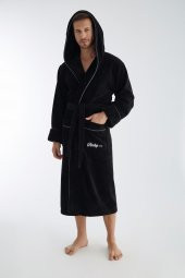 RACİNG SPEED Nakış Triga Bukle  Bambu Cotton Erkek Bornoz thumbnail 10