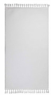 My Evilla Modern Dekoratif   Örgü Saçaklı Simirna  Peluş  Halı Yolluk - 5