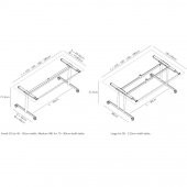 Katlanır Mobil Masa Ayağı 11.570 - 4