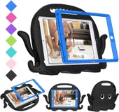 İpad 10,2-105 Ahtapot Tutmalı Yumuşak Standlı Silikon Çocuk Tablet Kılıfı - 1