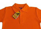 Polo Yaka Tişört Alm Kısa Kol 6-16 Yaş Çocuk Okul Turuncu Tişört/t-shirt - 2