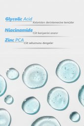 Gözenek Sıkılaştırıcı Tonik  Glycolic Acid-Niacinamide-Zinc PCA 200 ml - 3