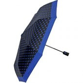 Umbrella Şemsiye Siyah Mavi Puanteli - 1