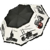 Almera Konsept Siyah İstanbullu Katlanır Şemsiye - 1