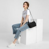 Küçük Boy Postacı Kadın Çantası Smart Bags Krinkıl 1006 Taba - 4