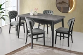 Lotus Açılır MDF Yemek Mutfak Masası 90x140cm - 3