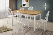 Lotus Açılır MDF Yemek Mutfak Masası 90x140cm - 1