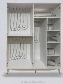 NİĞDE MDF 4 KAPILI DOLAP - 2