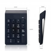 2.4Ghz Kablosuz Nümerik Klavye Wireless Numpad - 4