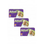 Actual Yetişkin Hasta Bezi Bel Bantlı L-Büyük 90 Adet (3pk*30) - 1