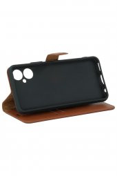 Tecno Spark 9 Pro Uyumlu Kamera Korumalı Cüzdanlı ve Kapaklı Kılıf thumbnail 10