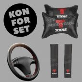 Tofaş Boyun Yastığı Tofaş Kemer Kılıfı Tofaş Dikmeli Direksiyon Kılıfı thumbnail 1